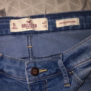 Hollister low rise jeans